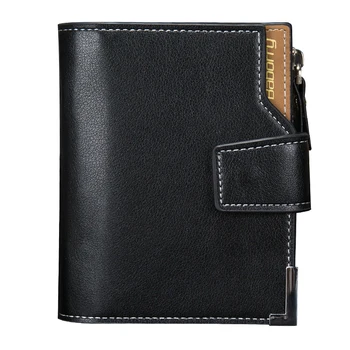 Trifold Short Men Wallet PU Leather Lychee Pattern Solid Color Thread Wallets Coin Pocket Card Holder With Hasp Zipper
Trifold Short Men Wallet PU Leather Lychee Pattern Solid Color Thread Wallets Coin Pocket Card Holder With Hasp Zipper