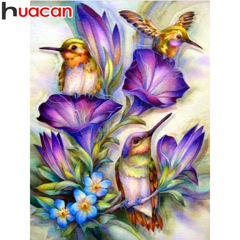 HUACAN Diamond Painting Full Square Flower Diamond Embroidery Animal Bird Home Decoration DIY Mosaic Picture Of Rhinestone
HUACAN Diamond Painting Full Square Flower Diamond Embroidery Animal Bird Home Decoration DIY Mosaic Picture Of Rhinestone