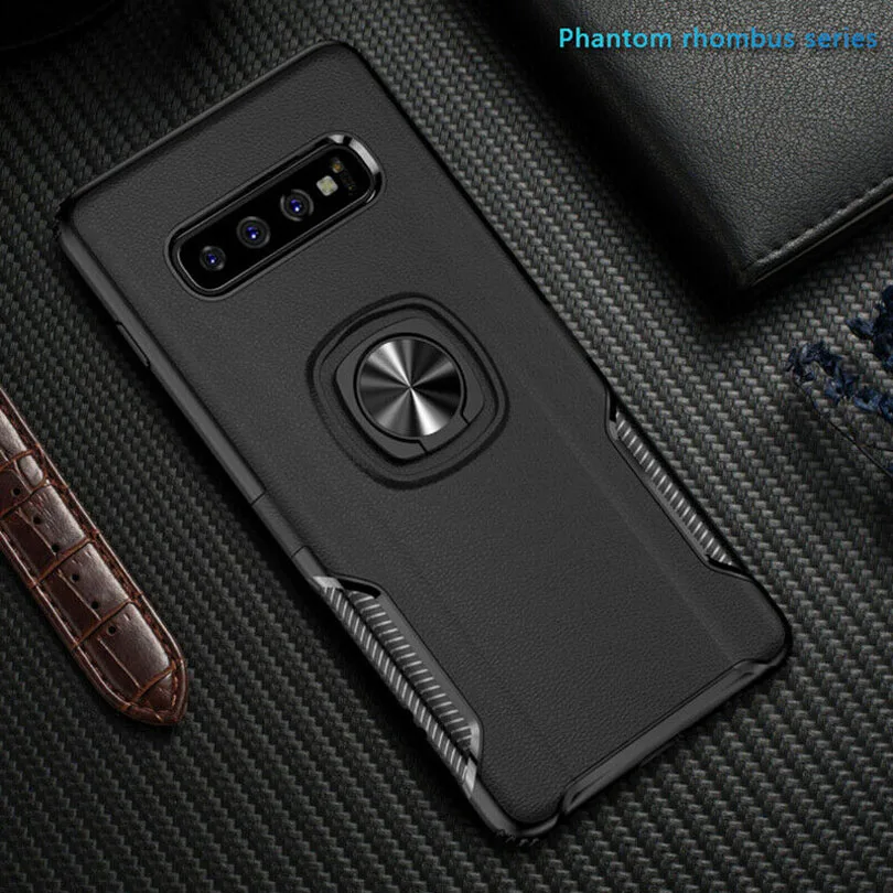 USLION Metal Ring Car Stand Holder Phone Case For Samsung S10 Plus Armor Case for Galaxy S10 TPU + PC Back Cover For Galaxy S10e
USLION Metal Ring Car Stand Holder Phone Case For Samsung S10 Plus Armor Case for Galaxy S10 TPU + PC Back Cover For Galaxy S10e