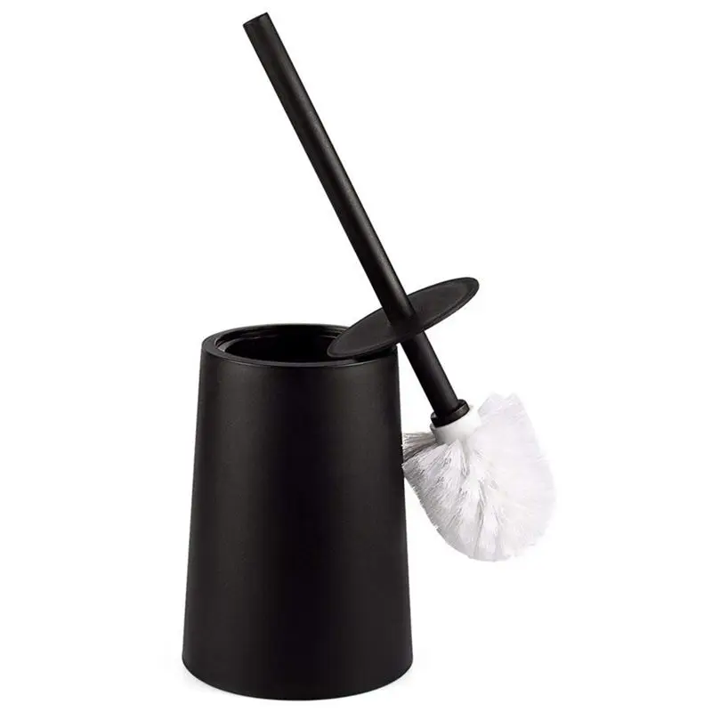 Toilet Brush and Holder Set, Toilet Bowl Brush with Holder Black for Bathrooms, Modern Design Toilet Brush with Lid Longer Bru
Toilet Brush and Holder Set, Toilet Bowl Brush with Holder Black for Bathrooms, Modern Design Toilet Brush with Lid Longer Bru
