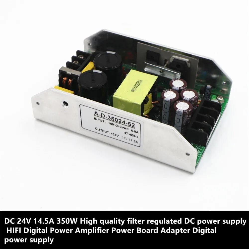 High quality filter regulated DC power supply DC24V 14.5A 350W HIFI Digital Power Amplifier Power Board Adapter power supply
High quality filter regulated DC power supply DC24V 14.5A 350W HIFI Digital Power Amplifier Power Board Adapter power supply