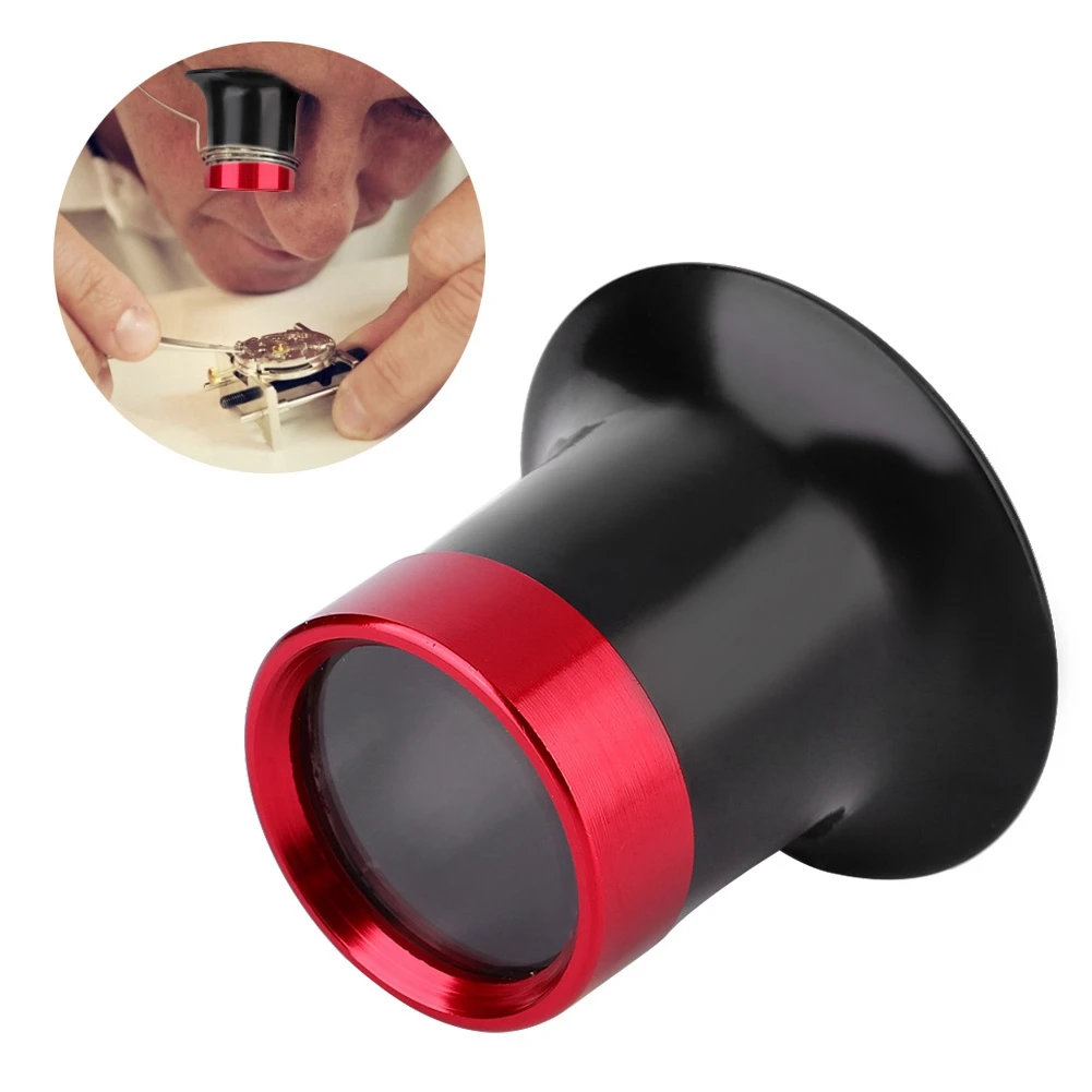 Aluminum Alloy 10X Jewelry Watch Eye Magnifier Loupe Repair Watch Tool Magnifying Glass Loupe Lens Magnifier for Watchmakers
Aluminum Alloy 10X Jewelry Watch Eye Magnifier Loupe Repair Watch Tool Magnifying Glass Loupe Lens Magnifier for Watchmakers