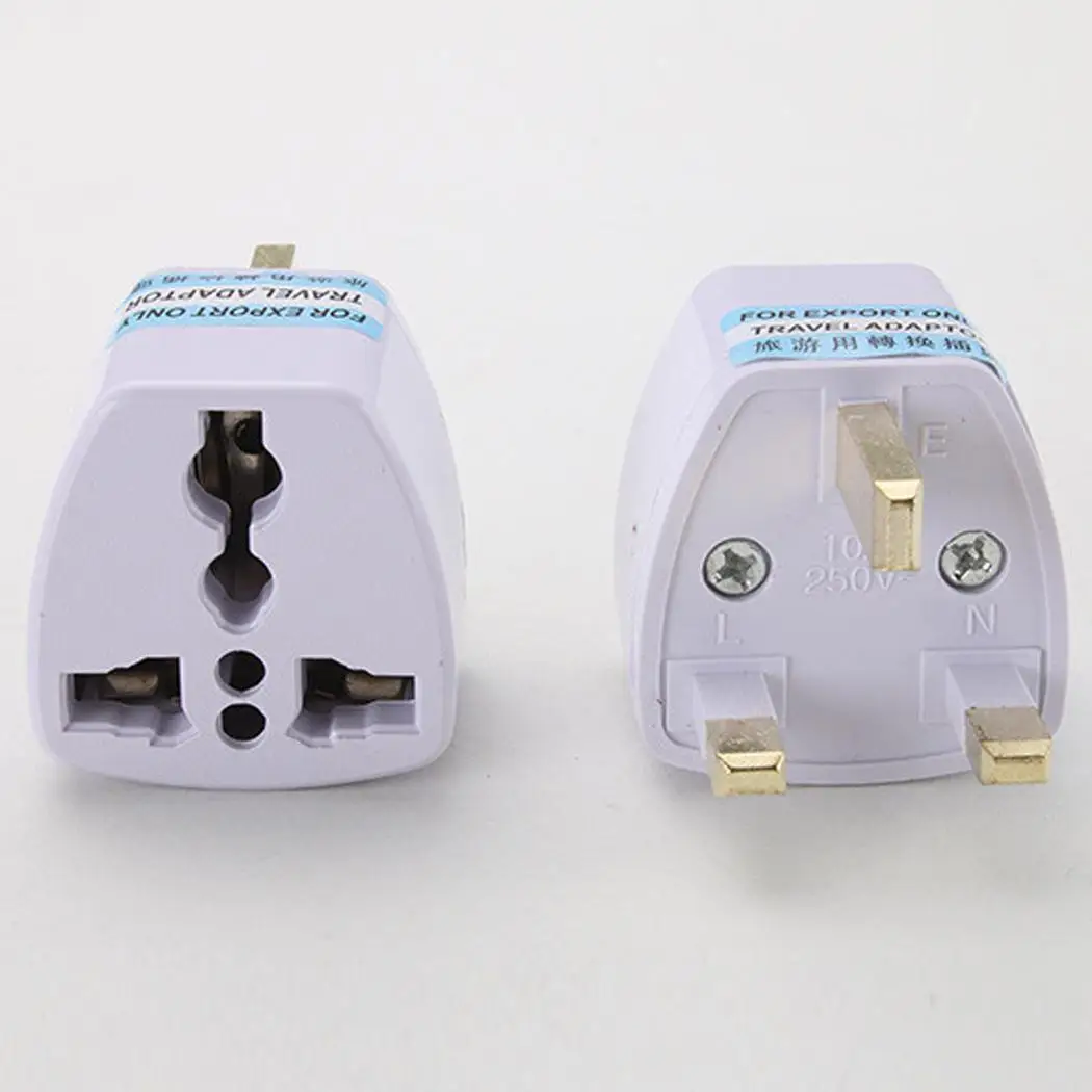 

1PC Universal US UK AU To EU Plug USA To Euro Europe Travel Wall AC Power Charger Outlet Adapter Converter 2 Round Pin Socket