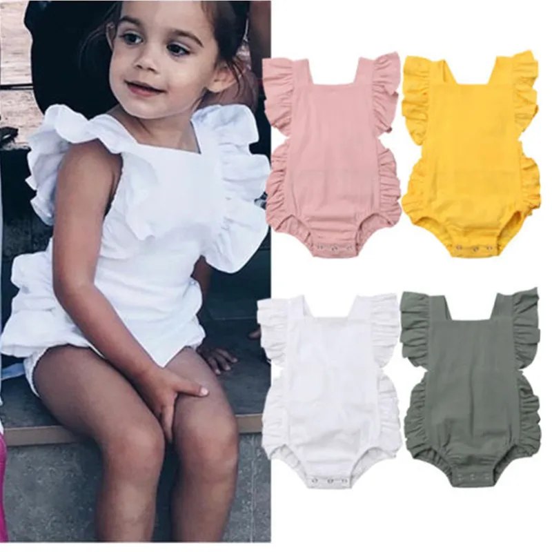 Newborn Baby Girl Ruffled Solid Color Sleeveless Backless Romper Jumpsuit Outfit Sunsuit
Newborn Baby Girl Ruffled Solid Color Sleeveless Backless Romper Jumpsuit Outfit Sunsuit