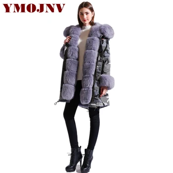 YMOJNV Luxury Fur Coat Fashion Hooded Real Fox Fur Collar 16 Colors Natural Rex Rabbit Fur Lining Parka Women's Winter Jacket
YMOJNV Luxury Fur Coat Fashion Hooded Real Fox Fur Collar 16 Colors Natural Rex Rabbit Fur Lining Parka Women's Winter Jacket
