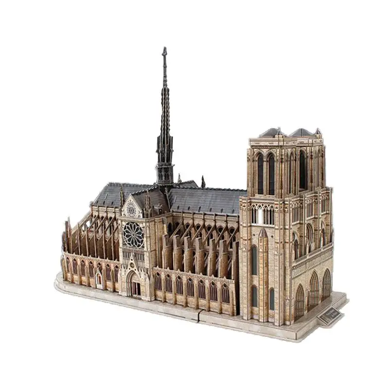 Paris Puzzle DIY Puzzle Assembly Toy 3D Puzzle Notre Dame De Paris Model Large Church Building DIY Assembled Model 293PCS
Paris Puzzle DIY Puzzle Assembly Toy 3D Puzzle Notre Dame De Paris Model Large Church Building DIY Assembled Model 293PCS