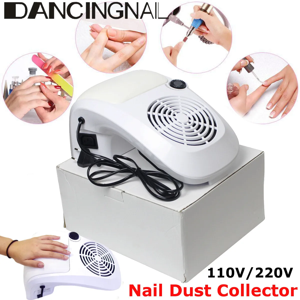 110V/220V 40W Nail Dust Collector Manicure Filing Acrylic UV Gel Tip Machine Vacuum Cleaner Nail Dust Suction Collector New
110V/220V 40W Nail Dust Collector Manicure Filing Acrylic UV Gel Tip Machine Vacuum Cleaner Nail Dust Suction Collector New