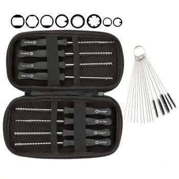 (Pack of 8) Carburetor Adjustment Tool Screwdriver + Carburetor Cleaning Kit + Carrying Case for Common 2 Cycle Small Engine S
(Pack of 8) Carburetor Adjustment Tool Screwdriver + Carburetor Cleaning Kit + Carrying Case for Common 2 Cycle Small Engine S