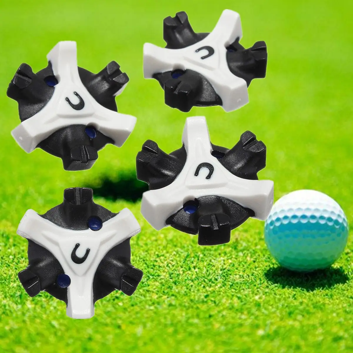 14 Pcs Golf Shoes Spikes Replacement Studs Cleats Fast-Twist Tri-Lok For Footjoy 2.7 x 2.5 x 1.2cm Thermo Plastic Rubber 
14 Pcs Golf Shoes Spikes Replacement Studs Cleats Fast-Twist Tri-Lok For Footjoy 2.7 x 2.5 x 1.2cm Thermo Plastic Rubber