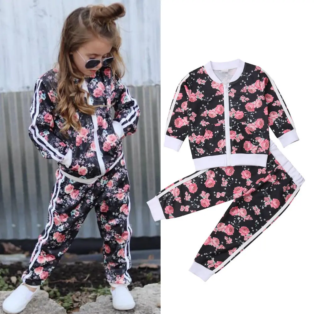 2-7Y Autumn Winter Fashion Infant Kids Baby Girls Sets Flowers Print Long Sleeve Zipper Jacket Coat Tops+Pants
2-7Y Autumn Winter Fashion Infant Kids Baby Girls Sets Flowers Print Long Sleeve Zipper Jacket Coat Tops+Pants