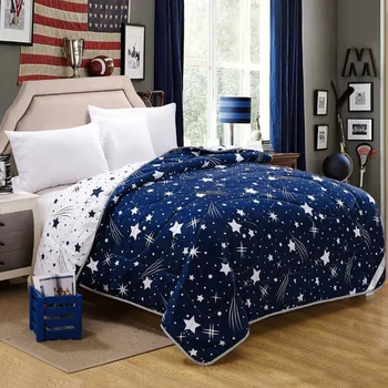 

100% microfiber fabric summer quilts/comforter printed starry free shipping three sizes for adults49