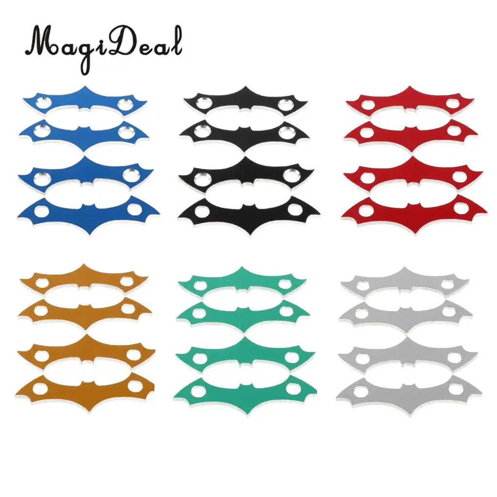 MagiDeal 4pcs Aluminum Alloy Skateboard Deck Protective Gasket Longboard Anti-sinking Prevent Sag Hardware for skateboard 
MagiDeal 4pcs Aluminum Alloy Skateboard Deck Protective Gasket Longboard Anti-sinking Prevent Sag Hardware for skateboard