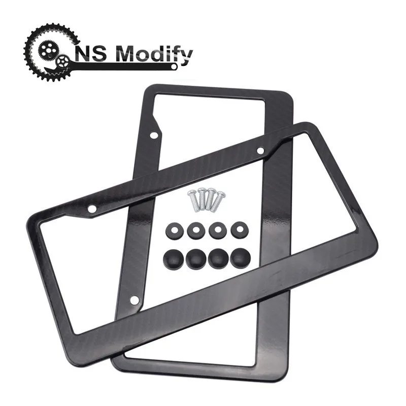 NS Modify 2pcs Carbon Fiber License Plate Frame Tag Cover Holder Fit Vehicles USA Canada Standard License Plate Frame Black
NS Modify 2pcs Carbon Fiber License Plate Frame Tag Cover Holder Fit Vehicles USA Canada Standard License Plate Frame Black