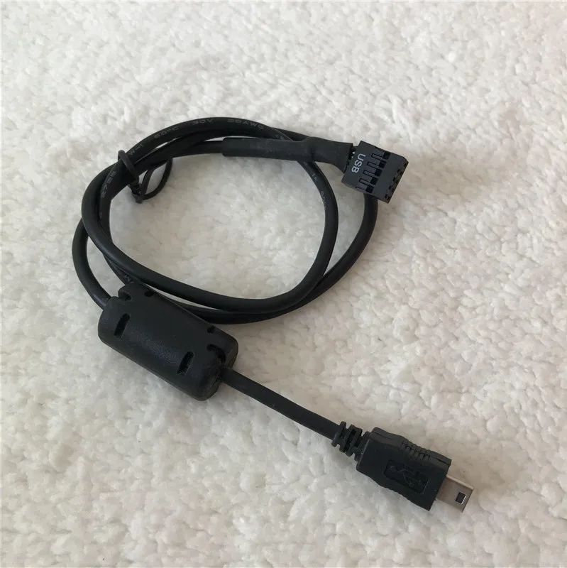 50 шт./лот Dupont 9Pin Feamle головка К USB Mini B папа с магнитным кольцом щит функция передачи