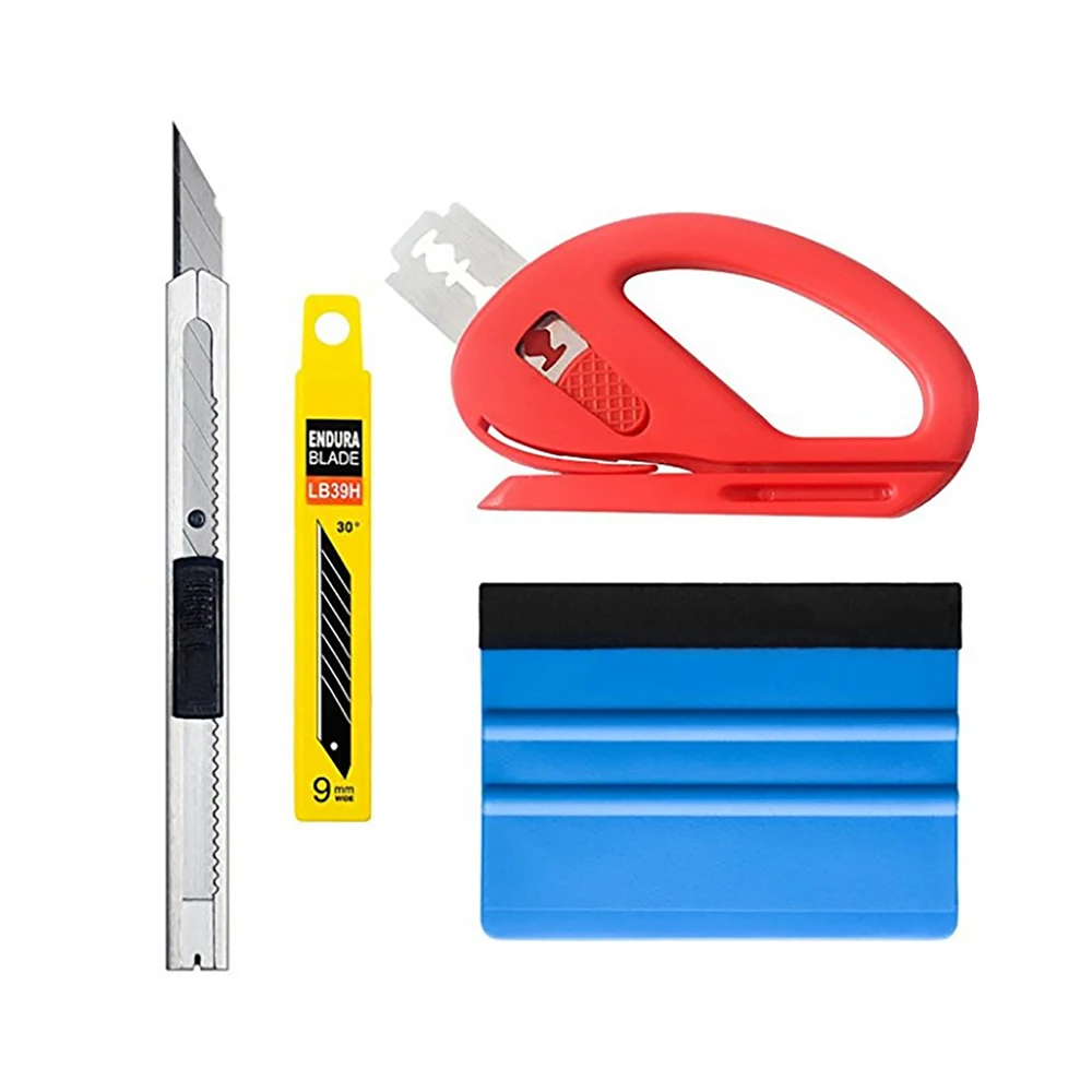 4pcs Car Vinyl Wrap Film Squeegee Scraper Tools Vehicle Sticker Installation Kit Cutter Knife Auto Accessories
4pcs Car Vinyl Wrap Film Squeegee Scraper Tools Vehicle Sticker Installation Kit Cutter Knife Auto Accessories