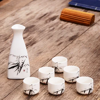 Japanese wine cup set household ceramic white wine tableware lliquor antique sake pot celadon small barware Chinese drinkware
Japanese wine cup set household ceramic white wine tableware lliquor antique sake pot celadon small barware Chinese drinkware