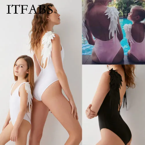 ITFABS 2019 New Fashion Family Matching Swimwear Mother Daughter Women Kids One piece Wing Bikini
ITFABS 2019 New Fashion Family Matching Swimwear Mother Daughter Women Kids One piece Wing Bikini