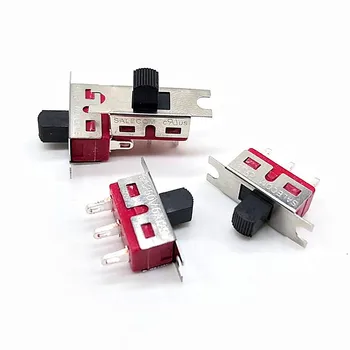 High Quality 5PCS SH TS-13 Slide Switch 3pins 2 Position ON ON 3A 250VAC/6A 125VAC SPDT Toggle Switch
High Quality 5PCS SH TS-13 Slide Switch 3pins 2 Position ON ON 3A 250VAC/6A 125VAC SPDT Toggle Switch