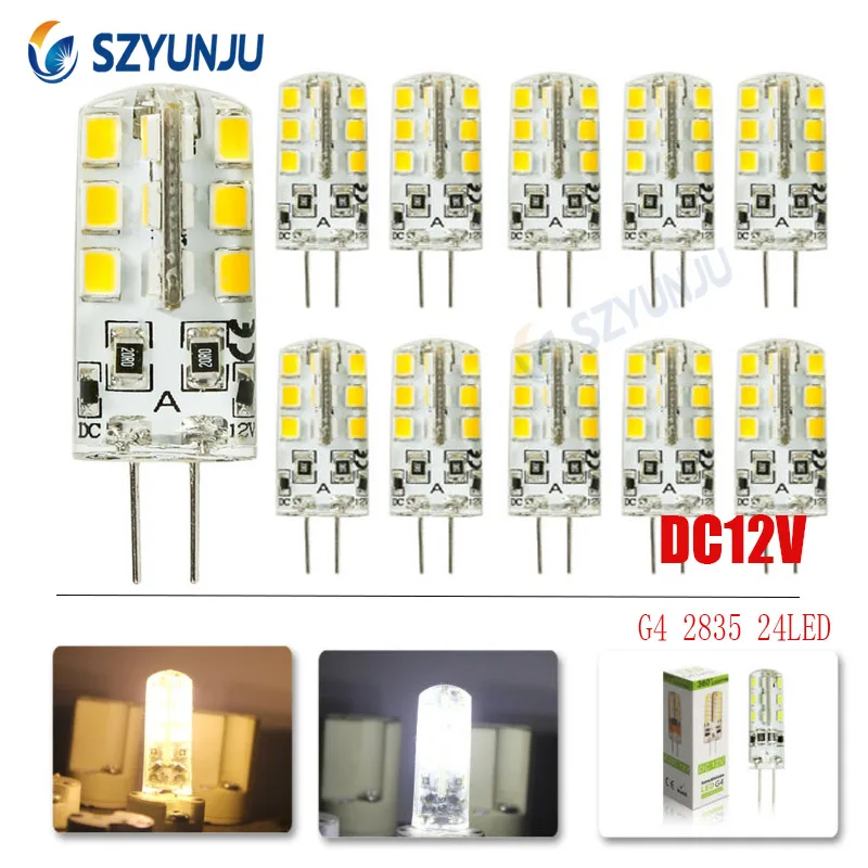 G4 DC12V 3W LED Bulb 24leds SMD 2835 Led Corn Lamp for Crystal Lamp LED Spotlight Bulbs Warm Cold White
G4 DC12V 3W LED Bulb 24leds SMD 2835 Led Corn Lamp for Crystal Lamp LED Spotlight Bulbs Warm Cold White