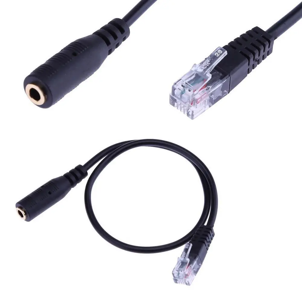 2pc 3.5mm Stereo Audio Headset to Ciso Jack Female to Male RJ9 Plug Adapter Converter Cable Cord
2pc 3.5mm Stereo Audio Headset to Ciso Jack Female to Male RJ9 Plug Adapter Converter Cable Cord