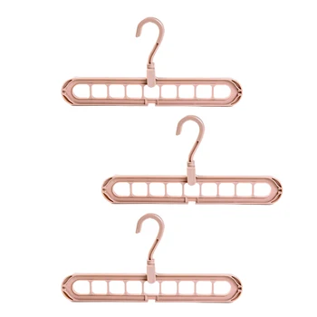 6 Pcs Non-Slip Coat Hangers Plastic Multifunction Holder Clothes Organizer Folding Rotating Coat Storage Rack
6 Pcs Non-Slip Coat Hangers Plastic Multifunction Holder Clothes Organizer Folding Rotating Coat Storage Rack