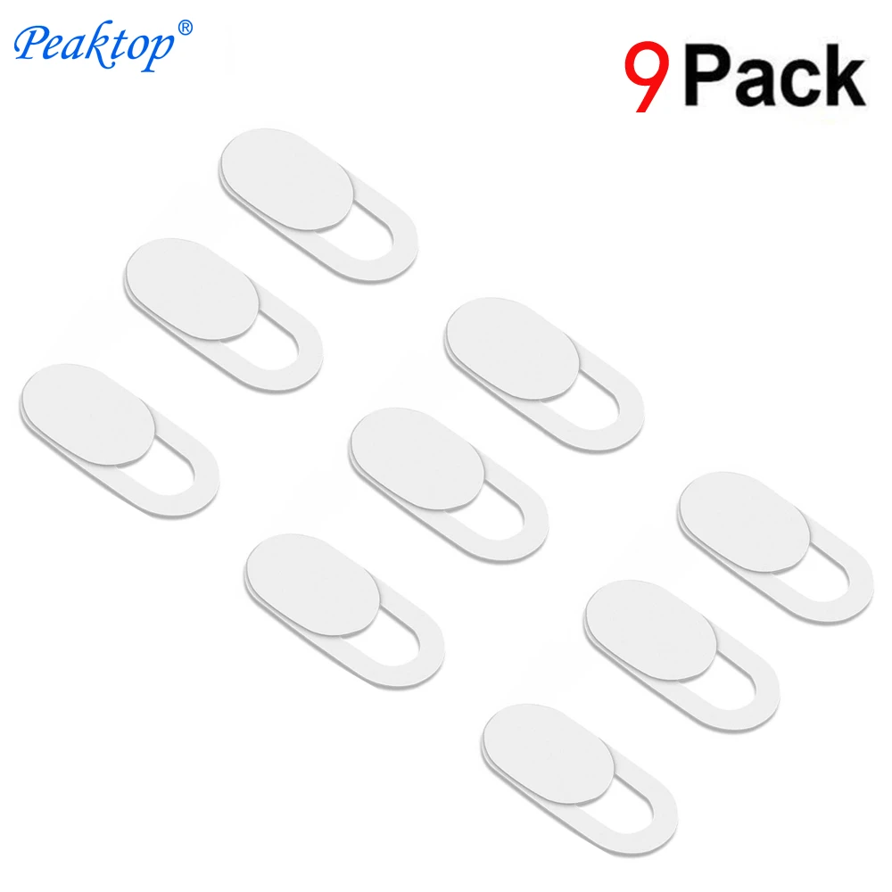 9PCS white Universal WebCam Cover Shutter Slider Plastic Camera Cover for IPhone PC Laptops Mobile Phone Lens Privacy Sticker
9PCS white Universal WebCam Cover Shutter Slider Plastic Camera Cover for IPhone PC Laptops Mobile Phone Lens Privacy Sticker