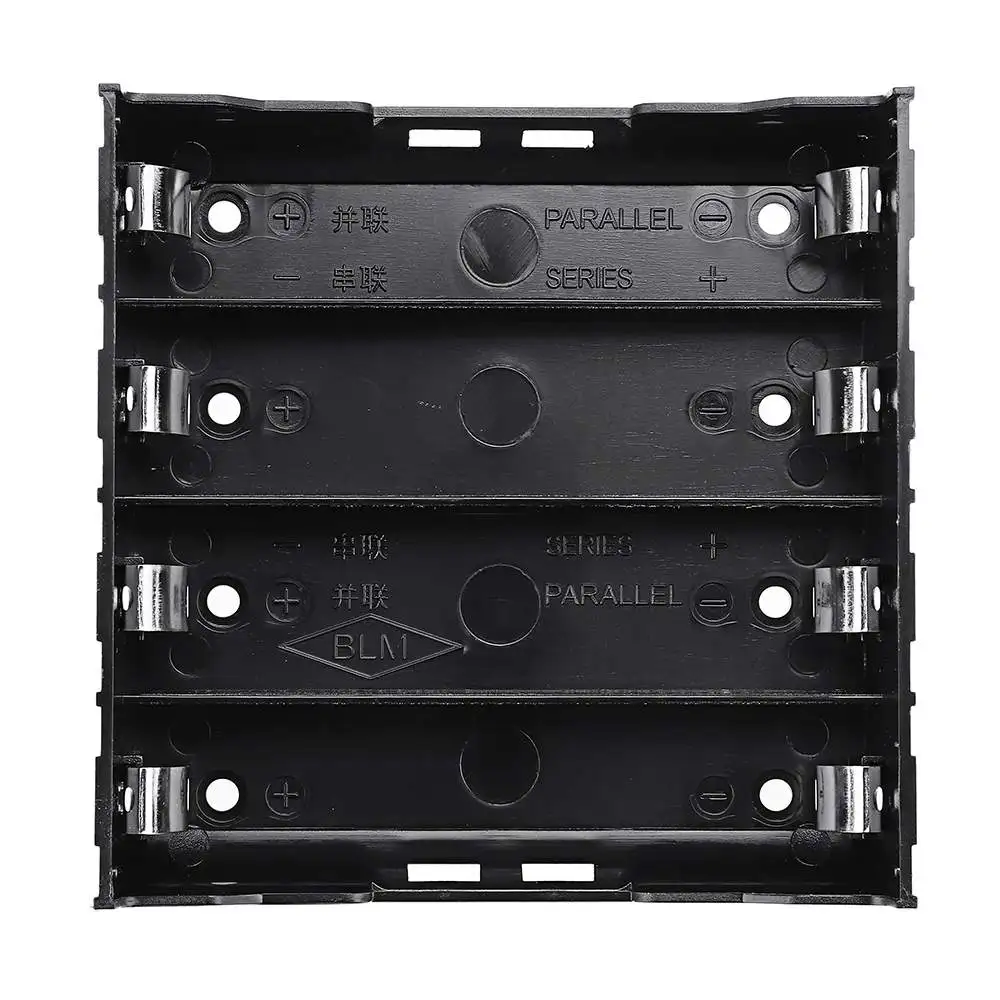 LEORY 4 Slots 18650 Battery Holder Plastic Case Storage Box for 4*3.7V 18650 Lithium Battery
LEORY 4 Slots 18650 Battery Holder Plastic Case Storage Box for 4*3.7V 18650 Lithium Battery