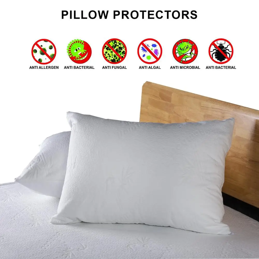 LFH 50X70CM Bamboo Waterproof Pillow Cover Dust Mite Bed Bug Proof Zipper Pillow Protector For Bed Pillowcase For Sleep Pillow
LFH 50X70CM Bamboo Waterproof Pillow Cover Dust Mite Bed Bug Proof Zipper Pillow Protector For Bed Pillowcase For Sleep Pillow