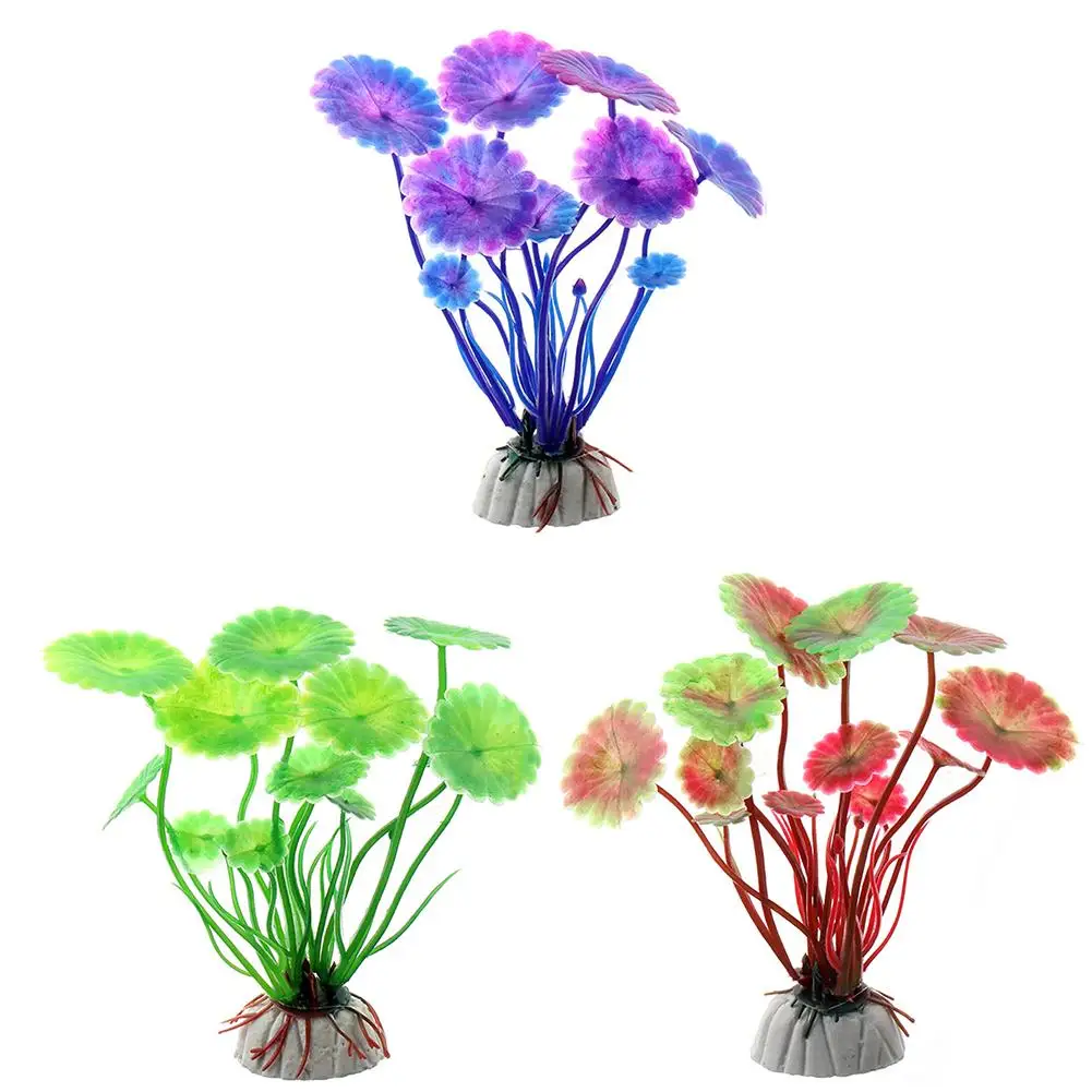 Artificial Grass Plastic Water Plant Decoration Ornament for Aquarium Fish Tank Plants | Дом и сад