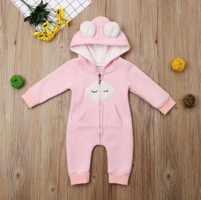 Cute Toddler Baby Boy Girl Ear Hooded Warm Romper Long Sleeve Casual Jumpsuit Clothes Autumn Winter Baby Boys 0-24M
Cute Toddler Baby Boy Girl Ear Hooded Warm Romper Long Sleeve Casual Jumpsuit Clothes Autumn Winter Baby Boys 0-24M