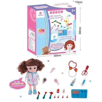 3+ Children Pretend Role Play Doctor Electronic Talking Doll Playset Pretend Play Simulation Doctor Doll Boys Girls Light Music
3+ Children Pretend Role Play Doctor Electronic Talking Doll Playset Pretend Play Simulation Doctor Doll Boys Girls Light Music