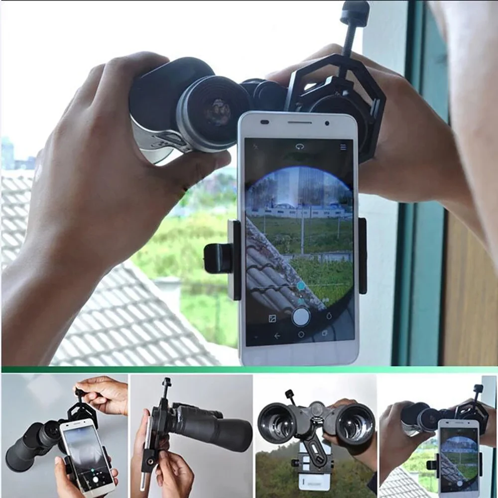 Universal Cellphone Telescope Adapter Mount Compatible With Binocular Monocular Spotting Scope Microscope For IPhone For Samsung
Universal Cellphone Telescope Adapter Mount Compatible With Binocular Monocular Spotting Scope Microscope For IPhone For Samsung