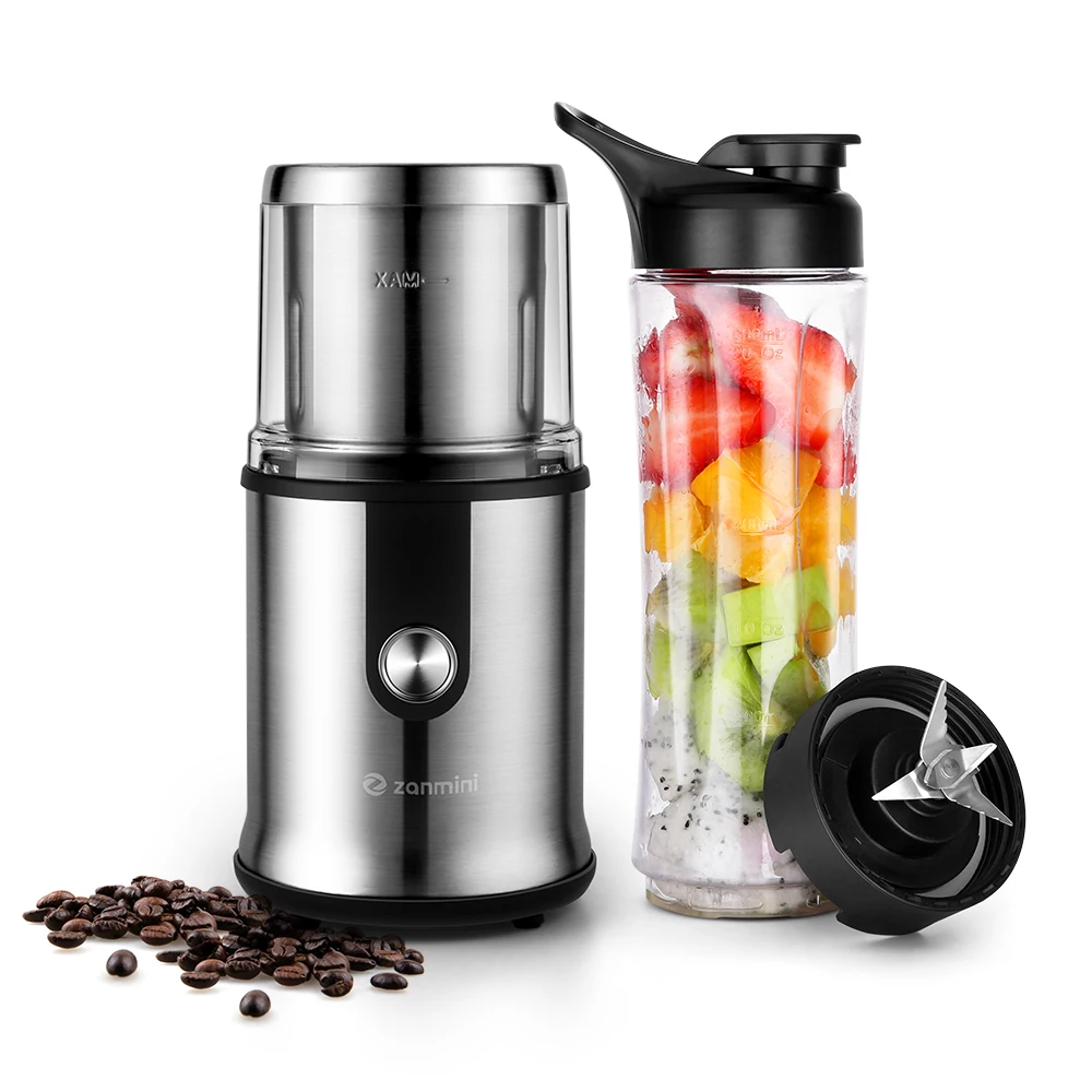 zanmini Stainless Steel Coffee Grinder with Chopped Cup Set Fruit Grinder Bottle Set Electric Coffee Grinder Manual Coffee Maker
zanmini Stainless Steel Coffee Grinder with Chopped Cup Set Fruit Grinder Bottle Set Electric Coffee Grinder Manual Coffee Maker