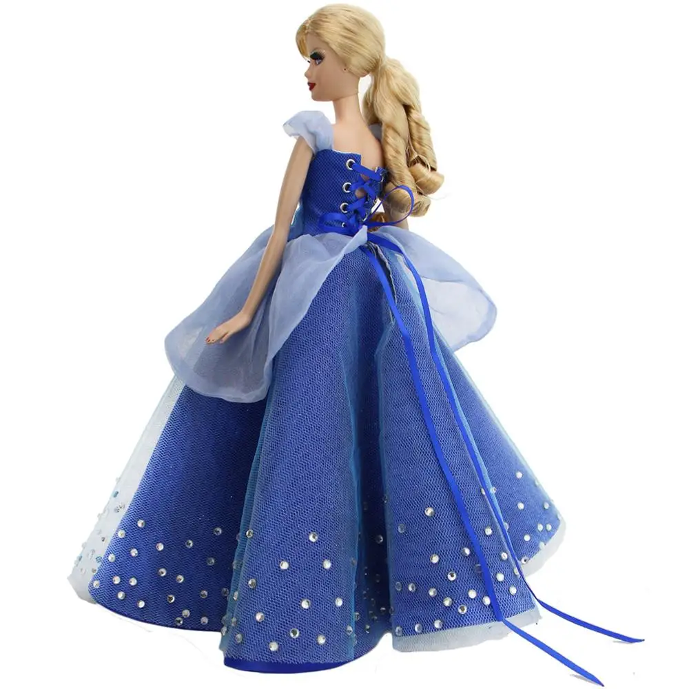 Fairytale Blue Dress Princess Cinderella Party Ball Gown Accessories Sequin Wedding Clothes for Barbie Doll Kids Toy
Fairytale Blue Dress Princess Cinderella Party Ball Gown Accessories Sequin Wedding Clothes for Barbie Doll Kids Toy