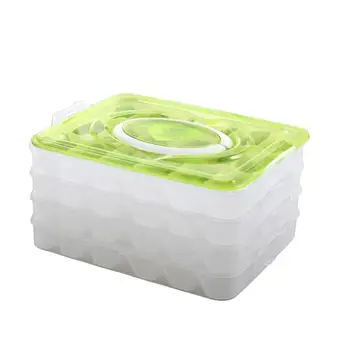 Refrigerator Fresh-keeping Dumpling Storage Box Four Layers Portable Stackable Dumpling Container Holder Organizer
Refrigerator Fresh-keeping Dumpling Storage Box Four Layers Portable Stackable Dumpling Container Holder Organizer