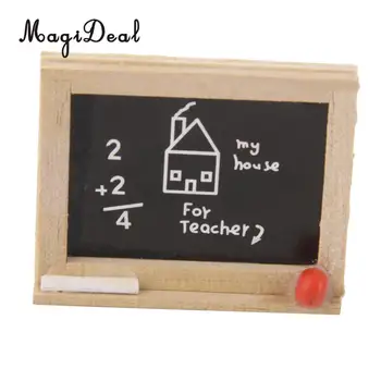 1/12 Scale Dolls House Miniature Chalkboard Blackboard Set w/Chalk Red Eraser for Kids Children Pretend Play Toys
1/12 Scale Dolls House Miniature Chalkboard Blackboard Set w/Chalk Red Eraser for Kids Children Pretend Play Toys