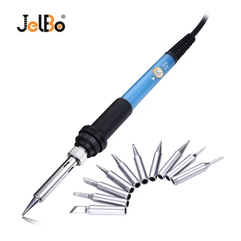 JelBo 220V 60W EU Plug Adjustable Temperature Electric Soldering Iron With 10PCS Iron Tips Welding Solder Heat Pencil
JelBo 220V 60W EU Plug Adjustable Temperature Electric Soldering Iron With 10PCS Iron Tips Welding Solder Heat Pencil