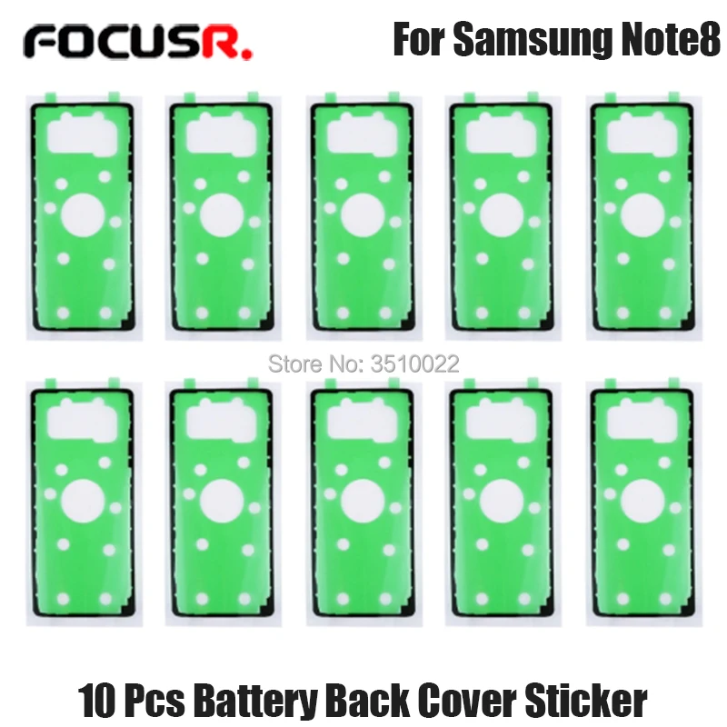 FOCUSR. phone note accessory for 10 pcs Battery Back Cover Sticker Tape Spare Part For NOTE8 with replacement parts repair
FOCUSR. phone note accessory for 10 pcs Battery Back Cover Sticker Tape Spare Part For NOTE8 with replacement parts repair