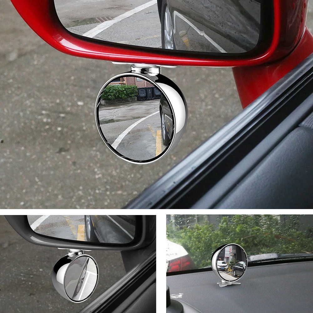 YOSOLO Round Blind Spot Rearview Mirror Car Accessories Auxiliary Mirror Back Seat Mirror Wide-Angle Lens Adjustable Car-styling
YOSOLO Round Blind Spot Rearview Mirror Car Accessories Auxiliary Mirror Back Seat Mirror Wide-Angle Lens Adjustable Car-styling