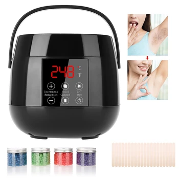 Intelligent LED Display Wax Heater Set Hair Removal Wax Warmer Wax Beans Applicator Sticks
Intelligent LED Display Wax Heater Set Hair Removal Wax Warmer Wax Beans Applicator Sticks