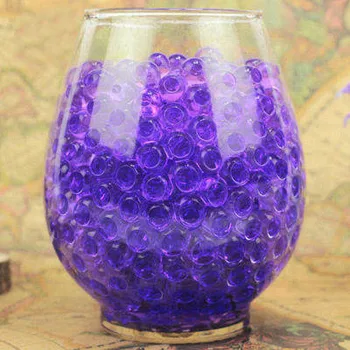 About 100Pcs/lot Purpel Water Baby Beads Crystal Soil Water Beads Mud Growing Ball Water Magic Balls Home Decor Wedding Hydrogel
About 100Pcs/lot Purpel Water Baby Beads Crystal Soil Water Beads Mud Growing Ball Water Magic Balls Home Decor Wedding Hydrogel