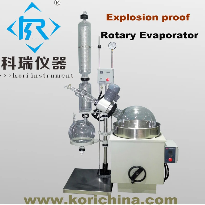 

50L EX-proof High Borosilicate Glass Exproof Rotary Evaporator with Vertical Condenser for lab