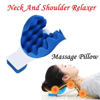 Neck Shoulder Relaxer Neck Pain Relief Hot Pillow Neck Support Pillow Muscle Relaxer Traction Device Cervical Spine Alignment 
Neck Shoulder Relaxer Neck Pain Relief Hot Pillow Neck Support Pillow Muscle Relaxer Traction Device Cervical Spine Alignment