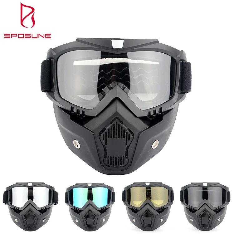 Modular Mask Detachable Goggles And Mouth Filter Perfect for Open Face Motorcycle Half Helmet or Vintage Helmets
Modular Mask Detachable Goggles And Mouth Filter Perfect for Open Face Motorcycle Half Helmet or Vintage Helmets