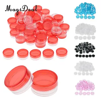 50 Pieces 3g Plastic Cosmetic Pot Jars Lotion Cream Sample Empty Container Refillable with Lids
50 Pieces 3g Plastic Cosmetic Pot Jars Lotion Cream Sample Empty Container Refillable with Lids