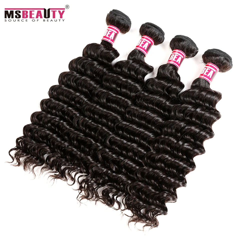 Deep Wave Hair Bundles 100% Remy Hair Bundles Msbeauty Indian Human Hair Weave Extensions 1/3/4 Bundles Can Buy Natural Black
Deep Wave Hair Bundles 100% Remy Hair Bundles Msbeauty Indian Human Hair Weave Extensions 1/3/4 Bundles Can Buy Natural Black