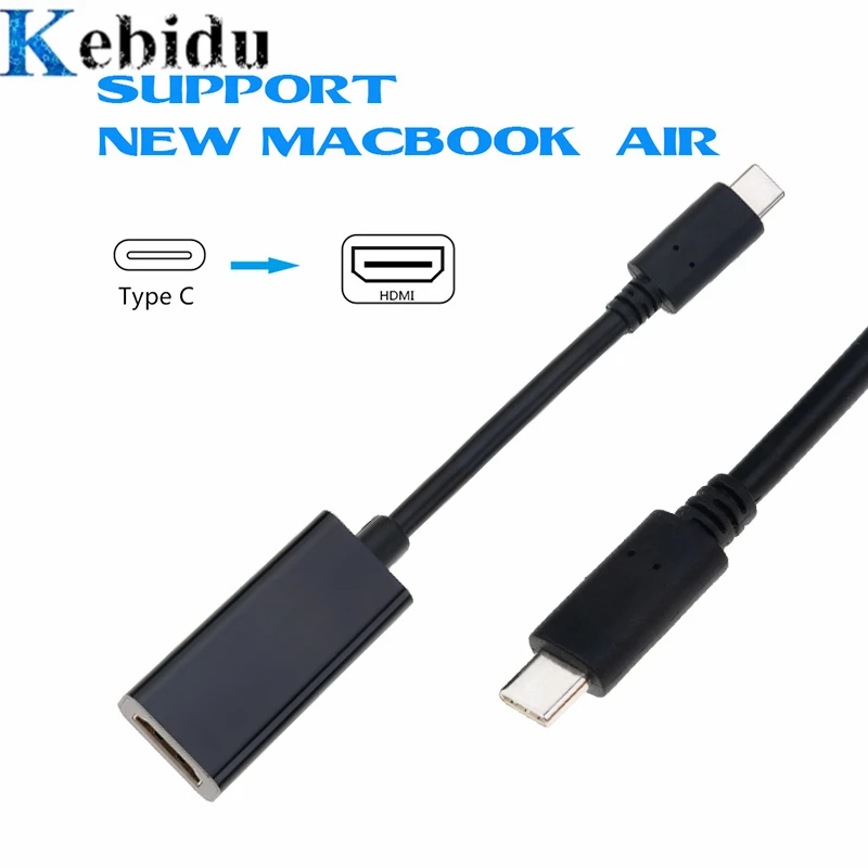 USB C Type C to HDMI 4K 60Hz Adapter 3.1 Male to HDMI Female Cable Adapter Converter for Samsung S9/8 Plus HTC HUAWEI LG G8
USB C Type C to HDMI 4K 60Hz Adapter 3.1 Male to HDMI Female Cable Adapter Converter for Samsung S9/8 Plus HTC HUAWEI LG G8