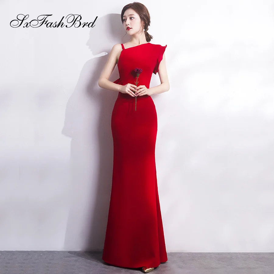 Vestidos De Gala Largos Elegantes Simple Avondjurk One Shoulder Mermaid Long Party Women Evening Dress Fashion Prom Dresses
Vestidos De Gala Largos Elegantes Simple Avondjurk One Shoulder Mermaid Long Party Women Evening Dress Fashion Prom Dresses