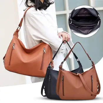 Vintage Women Solid Color PU Leather Hobos Totes Luxury Brand Crossbody Bags Ladies Shoulder Handbags
Vintage Women Solid Color PU Leather Hobos Totes Luxury Brand Crossbody Bags Ladies Shoulder Handbags
