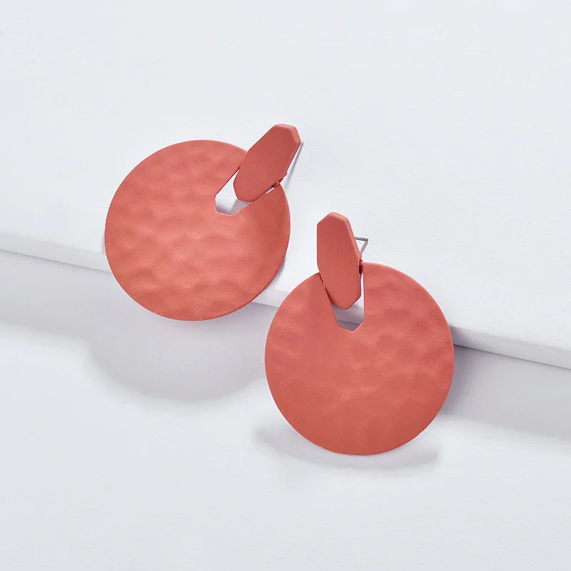 3 Exaggerate Pure Colors Coating Metal Flat Round Sheet Stud Geometric Statement Earrings for Female Earrings NEW-2019
3 Exaggerate Pure Colors Coating Metal Flat Round Sheet Stud Geometric Statement Earrings for Female Earrings NEW-2019